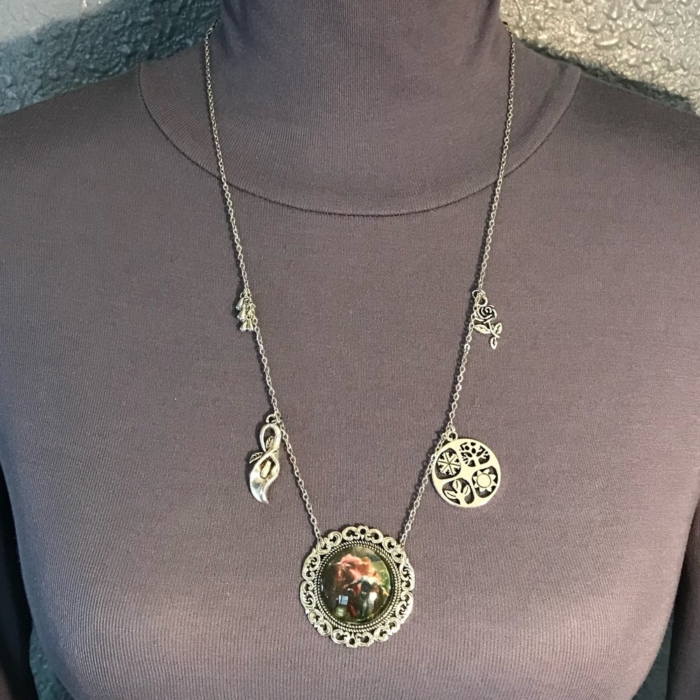 SOLD—“La Belle Dame Sans Merci" John Keats Handmade Literature Necklace - Picture 9 of 16